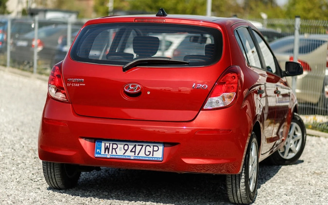 Hyundai i20 cena 25900 przebieg: 141000, rok produkcji 2013 z Radom małe 742
